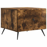 vidaXL Salontafel met lade Zwart 49 x 50 x 40 cm Bewerkt hout
