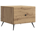 vidaXL Salontafel met lade Zwart 49 x 50 x 40 cm Bewerkt hout