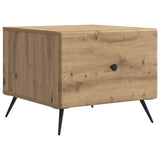 vidaXL Salontafel met lade Zwart 49 x 50 x 40 cm Bewerkt hout