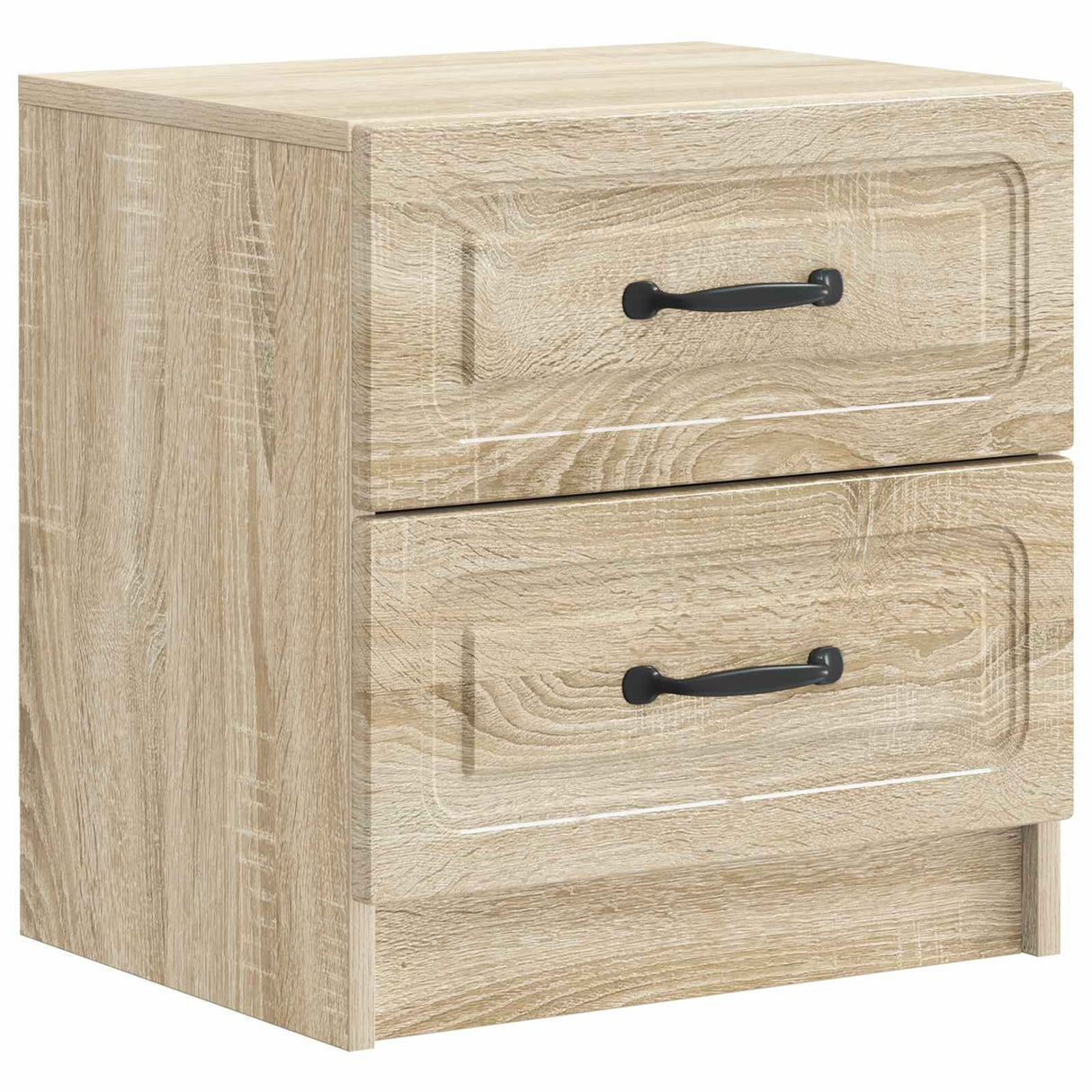 vidaXL Nachtkastje met lade 2 pcs Wit 43 x 34,5 x 44,5 cm Bewerkt hout