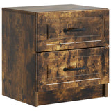 vidaXL Nachtkastje met lade 2 pcs Wit 43 x 34,5 x 44,5 cm Bewerkt hout