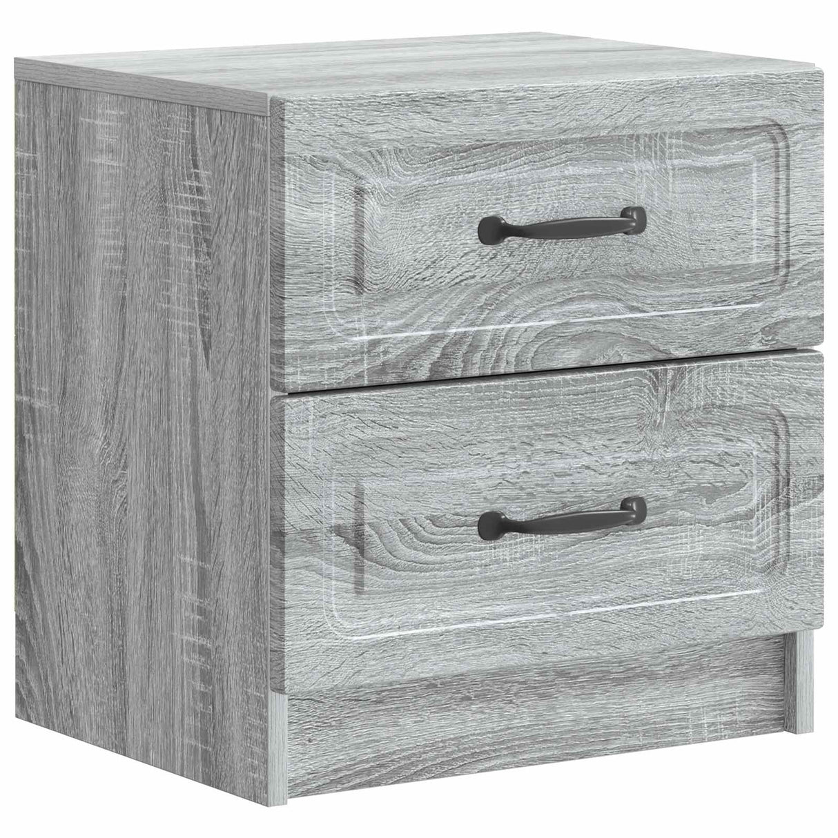 vidaXL Nachtkastje met lade 2 pcs Wit 43 x 34,5 x 44,5 cm Bewerkt hout