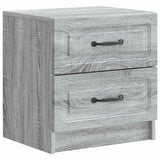 vidaXL Nachtkastje met lade 2 pcs Wit 43 x 34,5 x 44,5 cm Bewerkt hout