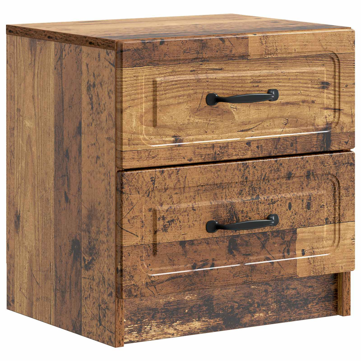 vidaXL Nachtkastje met lade 2 pcs Wit 43 x 34,5 x 44,5 cm Bewerkt hout