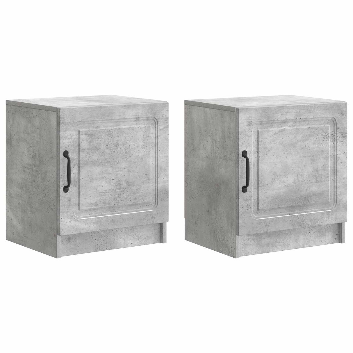 vidaXL Nachtkastje 2 pcs Wit 43 x 34,5 x 47 cm Bewerkt hout