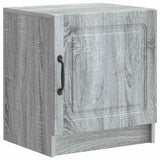vidaXL Nachtkastje 2 pcs Wit 43 x 34,5 x 47 cm Bewerkt hout