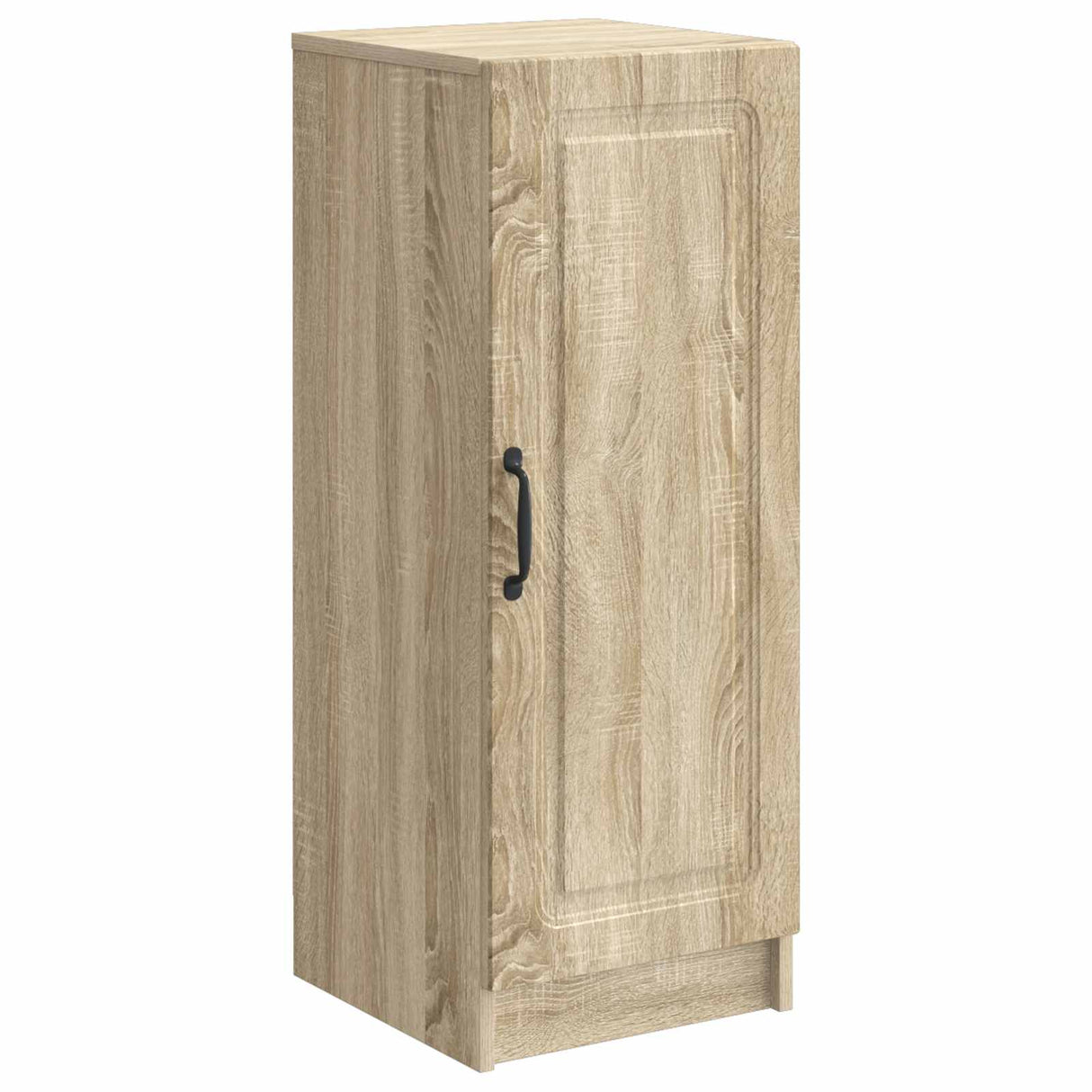 vidaXL Dressoir Zwart 33 x 34,5 x 87 cm Bewerkt hout