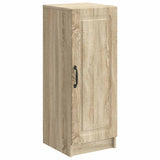 vidaXL Dressoir Zwart 33 x 34,5 x 87 cm Bewerkt hout