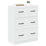 vidaXL Ladekast Wit 66 x 34,5 x 87 cm Bewerkt hout