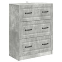 vidaXL Ladekast Wit 66 x 34,5 x 87 cm Bewerkt hout