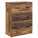 vidaXL Ladekast Wit 66 x 34,5 x 87 cm Bewerkt hout