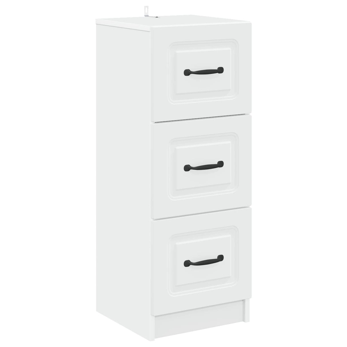 vidaXL Chest of Drawers White 33x34.5x87 cm Engineered Wood