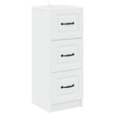 vidaXL Chest of Drawers White 33x34.5x87 cm Engineered Wood