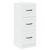 vidaXL Chest of Drawers White 33x34.5x87 cm Engineered Wood