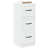 vidaXL Chest of Drawers White 33x34.5x87 cm Engineered Wood