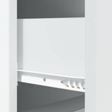 vidaXL Chest of Drawers White 33x34.5x87 cm Engineered Wood