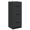 vidaXL Chest of Drawers White 33x34.5x87 cm Engineered Wood