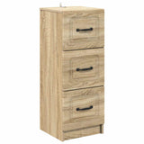 vidaXL Chest of Drawers White 33x34.5x87 cm Engineered Wood