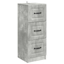 vidaXL Chest of Drawers White 33x34.5x87 cm Engineered Wood