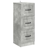 vidaXL Chest of Drawers White 33x34.5x87 cm Engineered Wood