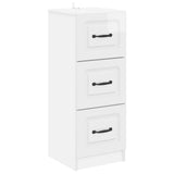vidaXL Chest of Drawers White 33x34.5x87 cm Engineered Wood
