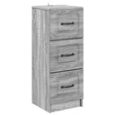 vidaXL Chest of Drawers White 33x34.5x87 cm Engineered Wood