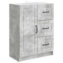vidaXL Dressoir met lade Zwart 66 x 34,5 x 87 cm Bewerkt hout