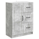 vidaXL Dressoir met lade Zwart 66 x 34,5 x 87 cm Bewerkt hout