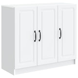 vidaXL Dressoir Wit 89 x 34,5 x 77 cm Bewerkt hout