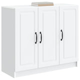 vidaXL Dressoir Wit 89 x 34,5 x 77 cm Bewerkt hout