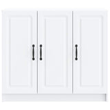 vidaXL Dressoir Wit 89 x 34,5 x 77 cm Bewerkt hout