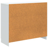 vidaXL Dressoir Wit 89 x 34,5 x 77 cm Bewerkt hout