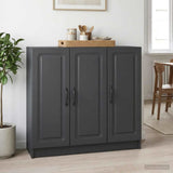 vidaXL Dressoir Wit 89 x 34,5 x 77 cm Bewerkt hout