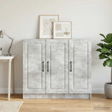 vidaXL Dressoir Wit 89 x 34,5 x 77 cm Bewerkt hout