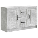 vidaXL Sideboard with Drawer Black 89x34.5x57 cm Engineered Wood