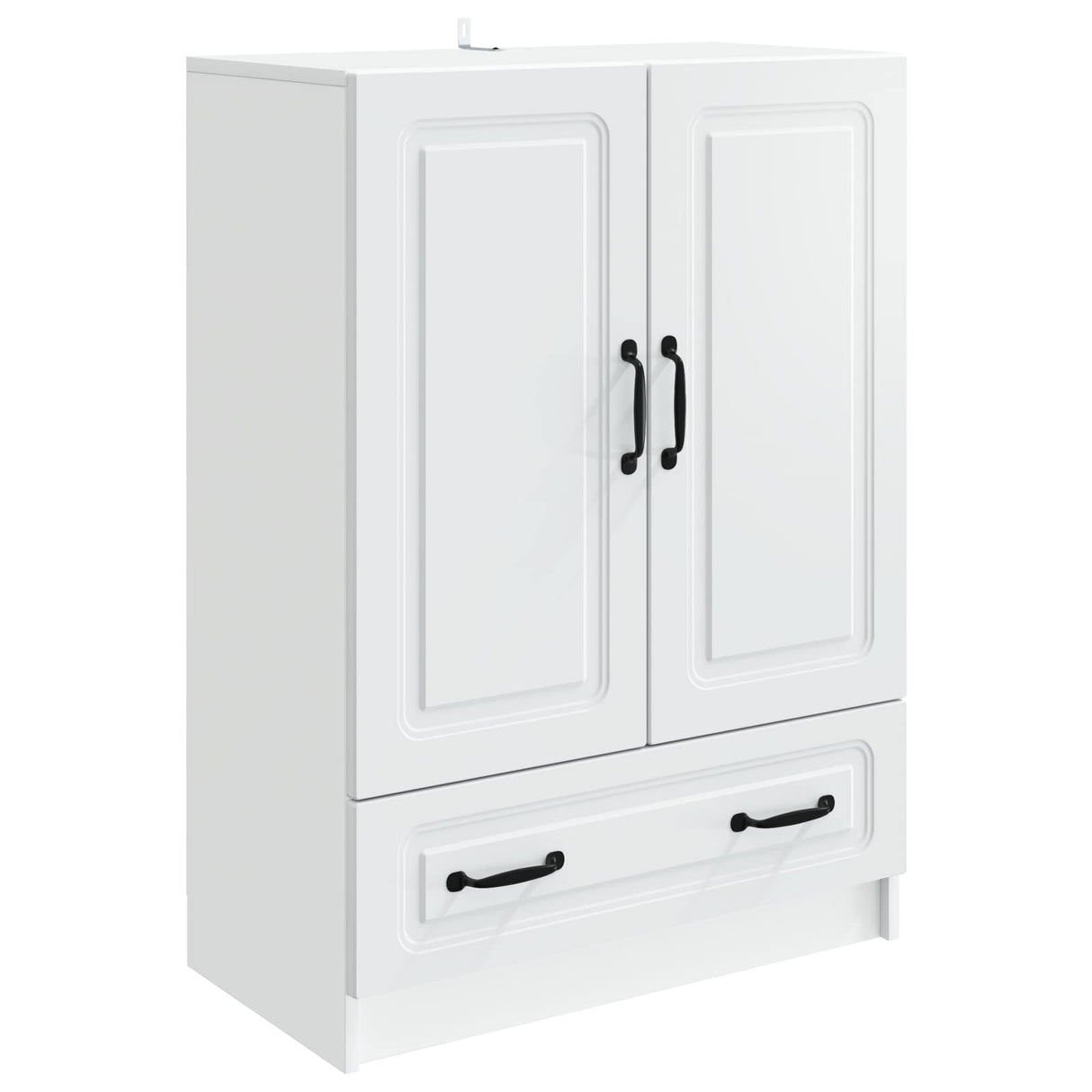 vidaXL Dressoir met lade Wit 66 x 34,5 x 92 cm Bewerkt hout