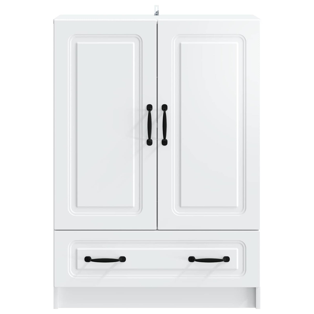 vidaXL Dressoir met lade Wit 66 x 34,5 x 92 cm Bewerkt hout