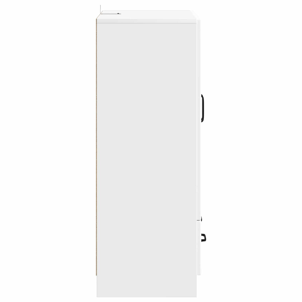 vidaXL Dressoir met lade Wit 66 x 34,5 x 92 cm Bewerkt hout