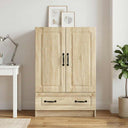 vidaXL Dressoir met lade Wit 66 x 34,5 x 92 cm Bewerkt hout
