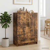 vidaXL Dressoir met lade Wit 66 x 34,5 x 92 cm Bewerkt hout