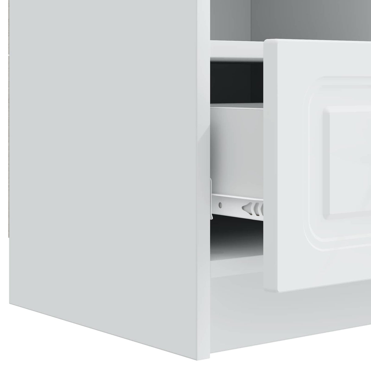 vidaXL TV Kast met lade Wit 102 x 34,5 x 47 cm Bewerkt hout