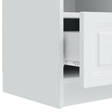 vidaXL TV Kast met lade Wit 102 x 34,5 x 47 cm Bewerkt hout
