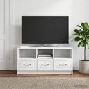 vidaXL TV Kast met lade Wit 102 x 34,5 x 47 cm Bewerkt hout