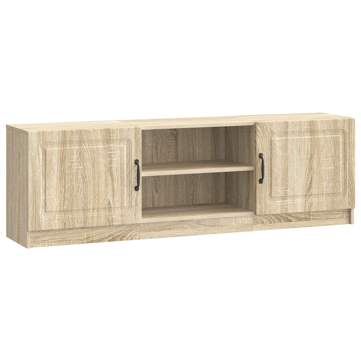 vidaXL TV Kast Zwart 150 x 31 x 47 cm Bewerkt hout