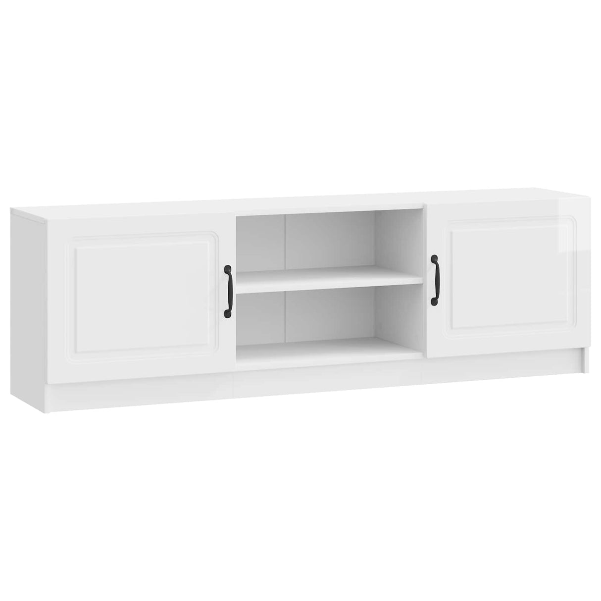 vidaXL TV Kast Zwart 150 x 31 x 47 cm Bewerkt hout
