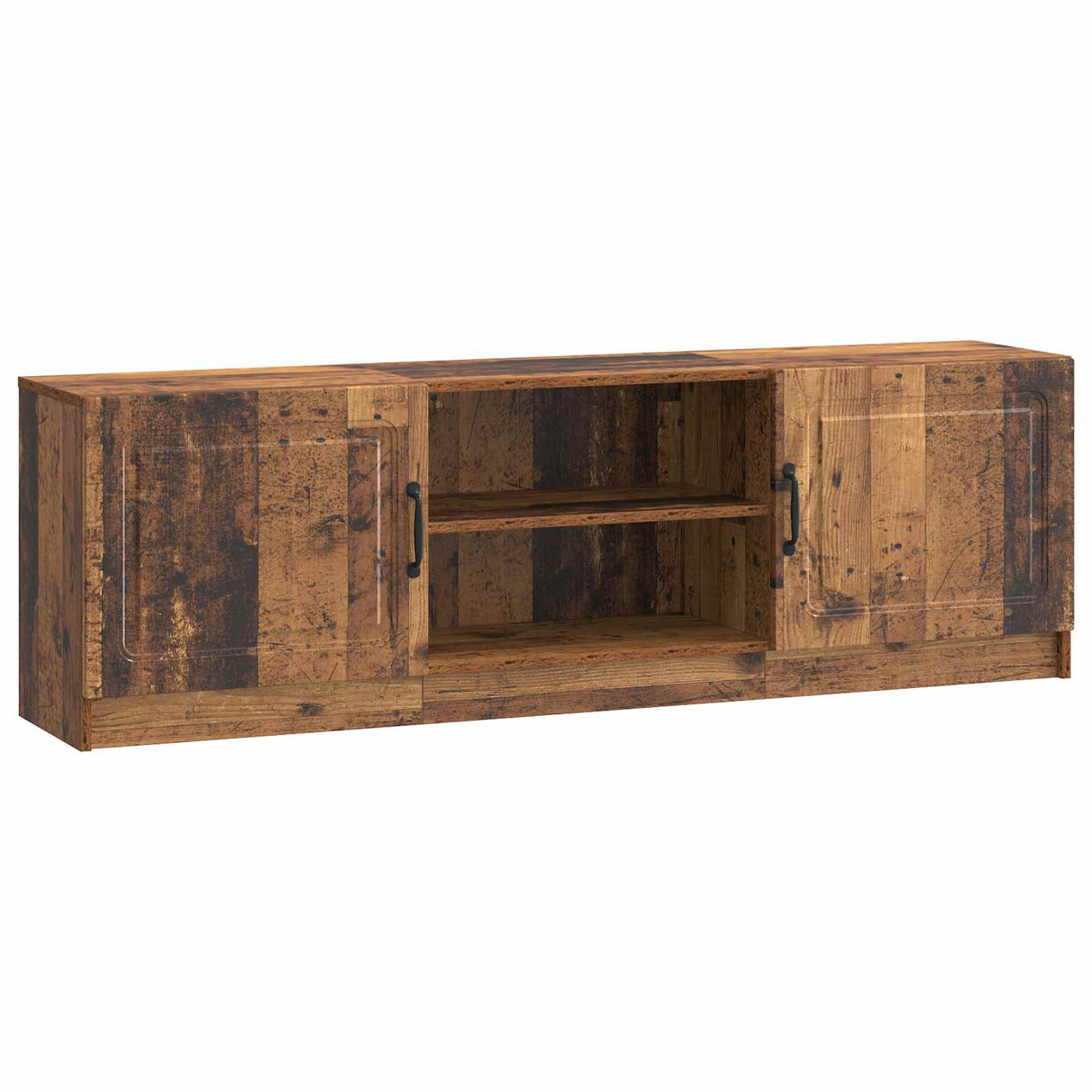 vidaXL TV Kast Zwart 150 x 31 x 47 cm Bewerkt hout