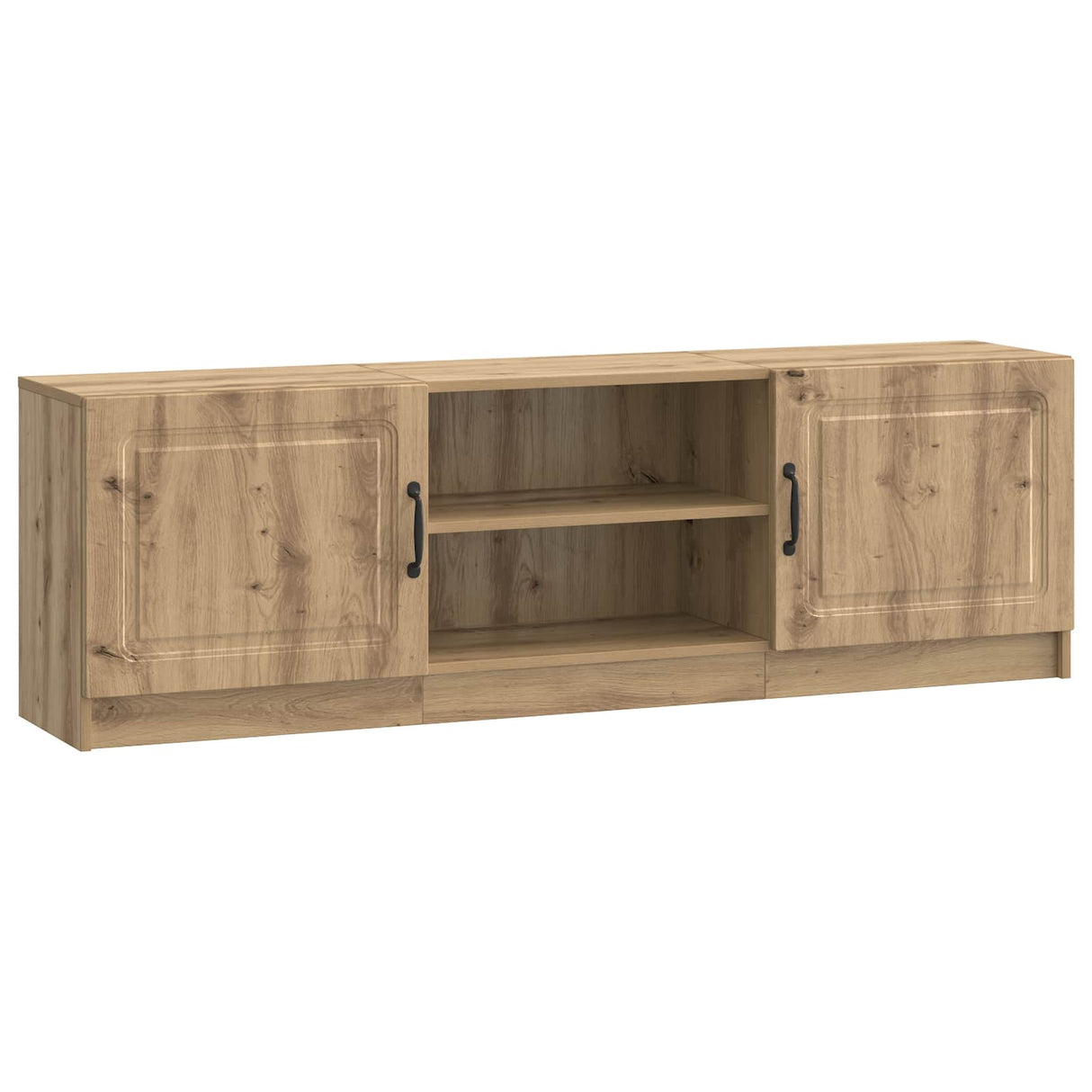 vidaXL TV Kast Zwart 150 x 31 x 47 cm Bewerkt hout