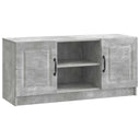 vidaXL TV Kast Zwart 102 x 34,5 x 47 cm Bewerkt hout
