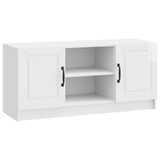 vidaXL TV Kast Zwart 102 x 34,5 x 47 cm Bewerkt hout