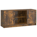 vidaXL TV Kast Zwart 102 x 34,5 x 47 cm Bewerkt hout